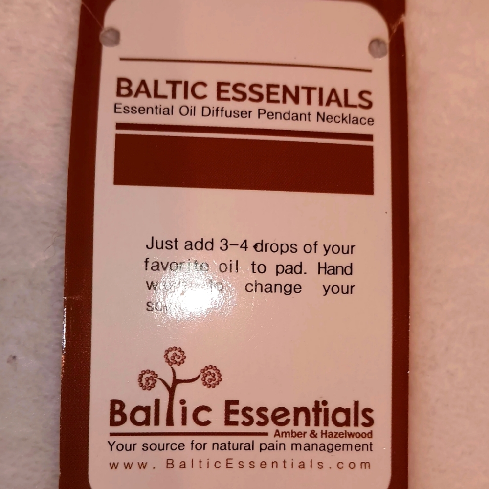 Baltic Essentials Oil Diffuser Pendant Necklace - image 3